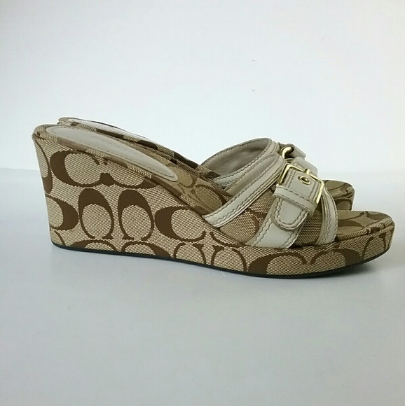 Coach Shoes - Coach//Jewel Wedge Shoes
